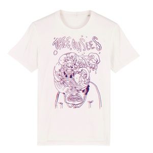 NEW OHSEES 2022 Limited Edition T-shirt Design by John Dwyer in White Size Small